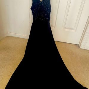 Black cocktail dress